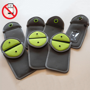 Neoprene Magnetic <b>Lock</b> <b>Smart</b> Phone Lockable Pouch Factory Employee RFID Blocker Locking Phone Wallet Collection <b>Security</b> Bags - Product Image 2