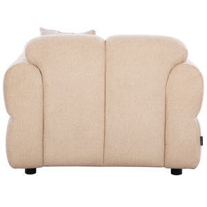Fauteuil 1 place Elbe Premium de qualité export, fauteuil moderne rembourré en tissu pour salon, disponible à prix export - Product Image 4