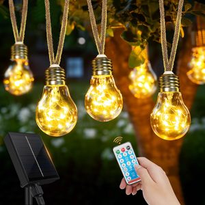 80 LED di alta qualità luci solari per Patio matrimonio padiglione & <span class=keywords><strong>balcone</strong></span> 8 modalità di impostazione esterna <span class=keywords><strong>con</strong></span> IP44 Rating - Product Image 1