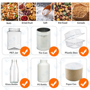 Remplisseuse automatique de bocaux en <span class=keywords><strong>verre</strong></span> de bouteilles de granulés Remplisseuse de saucisses de <span class=keywords><strong>jambon</strong></span> d'aliments surgelés - Product Image 2