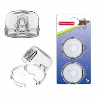 VB003 Prodigy innovant serrures de sécurité de cuisine interrupteur de protection de four à gaz protecteur de couvercle de bouton de poêle en PVC durable et matériau PC