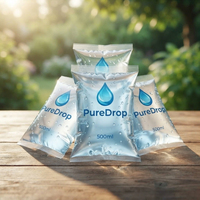 Rouleau de film co-extrudé LDPE 3 couches haute résistance avec conception thermoscellable pour l'emballage de sachets d'eau et de liquides