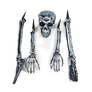 Prop espeluznante articulaciones <span class=keywords><strong>humano</strong></span> realista cuerpo completo tamaño real plástico Halloween <span class=keywords><strong>esqueleto</strong></span> para interior y exterior - Product Image 2