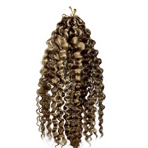 Prix d'usine, vente chaude, <span class=keywords><strong>cheveux</strong></span> Remy vietnamiens couleur 4/27/613 #   Extensions de <span class=keywords><strong>cheveux</strong></span> humains bouclés birmanes pour tresses au crochet - Product Image 4