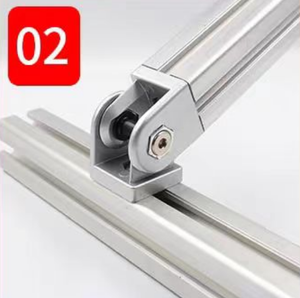 2020 3030 4040 cadre <span class=keywords><strong>de</strong></span> profil d'extrusion d'aluminium réglable connecteur d'angle <span class=keywords><strong>de</strong></span> 180 degrés poignée vis <span class=keywords><strong>Triangle</strong></span> support Joint <span class=keywords><strong>de</strong></span> Pivot - Product Image 5