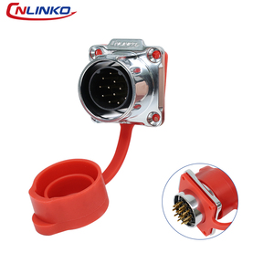 Cnlinko LP24 cáp và kết nối 14 pin hàng không đảo ngược cài đặt cắm và ổ cắm hàng không kết nối - Product Image 3