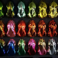 Peinture chromée à base d'eau pour revêtement de plastique et de meubles Pigment liquide concentré de couleur bonbon pour pulvérisation de chrome