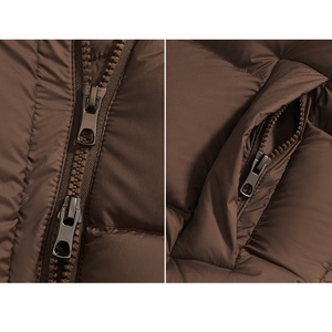 Nouvelle veste matelassée Boying pour <span class=keywords><strong>femme</strong></span> en duvet de canard blanc, épaisse, chaude, à capuche, coupe ample, coupe-vent, écologique pour l'<span class=keywords><strong>hiver</strong></span> - Product Image 6