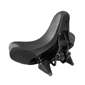 Bicycle spare parts and accessories high Quality Cool Leather Bike Saddle