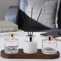 Bouteille de diffuseur de roseaux personnalisée de luxe de 250ml, emballage de parfums d'aromathérapie et de parfum, bouchon à vis
