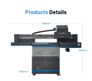 Kingjet 6090 UV dtf máy in 3D <span class=keywords><strong>plotter</strong></span> máy in phun Hỗ trợ nhiều Màu Cmyk & Mực Trắng - Product Image 4