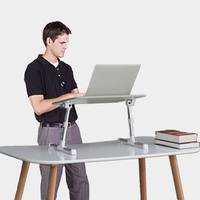 Table de lit réglable pour ordinateur portable, table portable pour ordinateur portable, support pliable pour ordinateur portable, plateau de lit