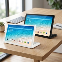 Terminal d'évaluation de satisfaction à écran tactile de type L de 15,6 pouces RK3399 Android 11 pour la publicité avec PoE OEM ODM