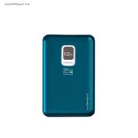 Wopow PD28LCD 20000MAH Batería Externa Portátil para Laptop con Pantalla Digital de Polímero de Litio, Carga Rápida de 20W/22.5W, Impermeable, Ultra Delgada, Doble Salida