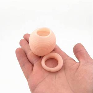 남성용 가장 인기있는 2피스 TPE 실리콘 성기 링, 사정 지연을 위한 포피 링 디자인 섹스 토이 - Product Image 5