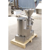 Broyeur colloïdal commercial, machine à fabriquer du beurre de cacahuètes, ligne de production automatique de beurre de cacahuètes pour la fabrication de pâtes de noix