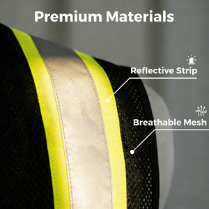 سترة أمان عاكسة عالية الوضوح للدراجات النارية قابلة للتخصيص، سترة عاكسة مقاومة للماء وقابلة للتنفس - Product Image 3