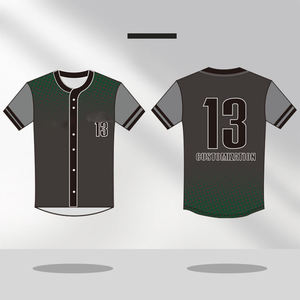 Fabrikpreis Bestes Angepasstes Logo Premium Übergroßes Baseball-Trikot - Product Image 1
