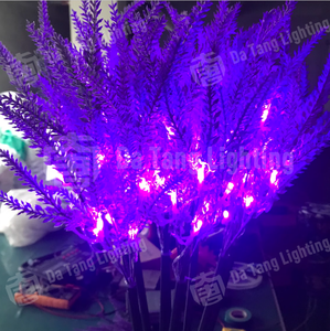 ไฟตกแต่ง LED ลาเวนเดอร์สำหรับภายนอกอาคาร เหมาะสำหรับทางเดินในสวนและฉากกลางคืนสุดโรแมนติก - Product Image 2