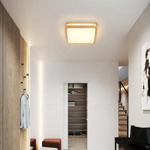 Plafoniera in Legno e Acrilico da 30W con 3 Colori di Illuminazione Variabili per Camera da Letto - Product Image 4