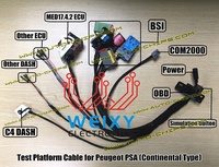 Câble de plate-forme de test pour Peugeot PSA BSI (type Continental)