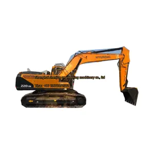 Used construction equipment excavators Hyundai220 used bagger High Quality with cheap price in good condition