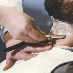 Nouveau rasoir à lame unique de galvanoplastie rasoir de salon de coiffure manuel couteau de rasage poignée pliante en acier inoxydable rasoir de barbier rasoir - Product Image 2