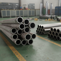 Tube tréfilé à froid E355, diamètre intérieur 40 mm x paroi 5 mm, longueur 600 mm, pour cylindres hydrauliques à simple effet, finition chromée dure complète