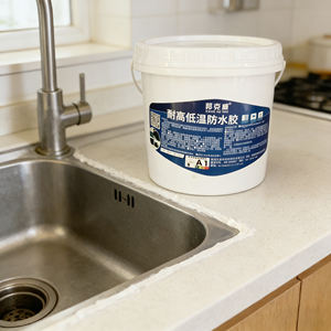 Adesivo Epossidico Impermeabile Sigillante per Crepe Pareti Interne/Esterne <span class=keywords><strong>Piastrelle</strong></span> Tetti Cucine <span class=keywords><strong>Rivestimento</strong></span> Liquido Applicabile a Pennello - Product Image 5