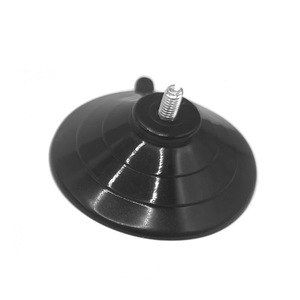 Screw Suction Cup 60mm Single Cup Manual Industrial Grade Environmentally Friendly PVC White Black Threaded <b>Rod</b> for Heavy Duty - Product Image 2