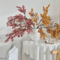 Fleurs en mousse PPS effet toucher réel, 112 cm, pour décoration de mariage, maison et centre de table