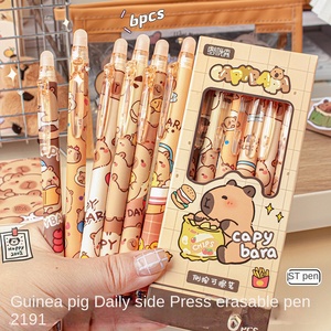 <span class=keywords><strong>Stylo</strong></span> gel <span class=keywords><strong>thermique</strong></span> magique effaçable, dessin animé Cardibala, papeterie facile à effacer, haute valeur, pression 0,5 mm, encre bleue, <span class=keywords><strong>stylo</strong></span> en plastique - Product Image 4