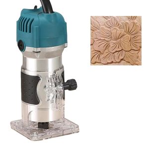 Défonceuse compacte 650W/800W <span class=keywords><strong>à</strong></span> 6 vitesses réglables, 18V, pour le bricolage et le travail du bois - Product Image 5