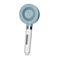 Pommeau de douche à main OEM/ODM en laiton, 5 modes, pression turbo accrue, filtre VC, contrôle du débit d'eau enrichi en vitamine C pour robinet de salle de bain