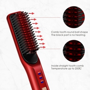 Cepillo Alisador de Cabello Eléctrico Inalámbrico USB - Product Image 3