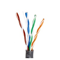 Cable Ethernet Cat5e UTP LSZH OFC de 8 núcleos, 24 AWG, azul, para interiores, 305m (1000 pies), 4 pares, en caja de tracción para red LAN