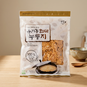 [BAO] Arroz integral orgánico coreano Nurungji 300g Arroz quemado crujiente Snack Comida tradicional coreana Chips de arroz tostado vegano saludable - Product Image 3