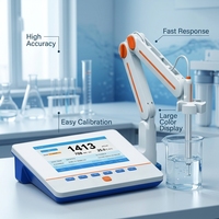 Analizador Digital Multiparamétrico de Sobremesa Top-star PH600L, Medidor de PH/Conductividad EC para Análisis de Calidad del Agua, Plástico OEM