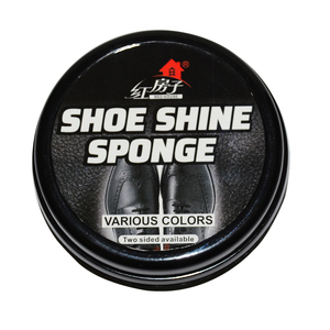 Vendita calda scarpe di cuoio polacco doppia faccia spugna lustrascarpe - Product Image 1