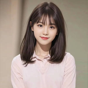 Perruque longue et droite pour femme Ak01 avec frange latérale, en fibre Kanekalon, tête entière, ligne de cheveux naturelle, dentelle transparente - Product Image 4