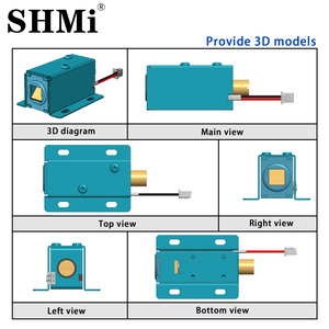 LY03G 12V/24V DC Khóa điện từ an toàn thường mở cho khóa cửa thông minh và tủ khóa điện từ - Product Image 5