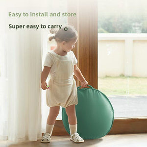 เต็นท์ปราสาทเจ้าหญิงขนาดใหญ่สำหรับเด็ก พร้อมสระบอล สนามเด็กเล่น และที่นอนสำหรับนอนหลับ ของขวัญคริสต์มาสแบบพกพาสำหรับใช้ในร่ม - Product Image 3