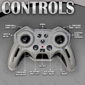 Voiture de course télécommandée Dwi Dowellin RC 4x4 Formule F1 <span class=keywords><strong>Drift</strong></span> Smoke, 2,4 GHz, contrôle gestuel par capteur, course sportive 360° °   Rotation 3 Lumières - Product Image 3