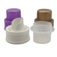 Bouchon combiné en plastique PP lisse 3L, anti-fuite, facile à ouvrir, léger, durable, réutilisable pour les bouteilles/pots de détergent liquide