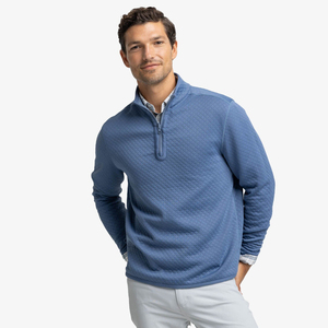 Jersey de manga larga con cremallera 1/4 para hombre, sudadera con forro de cremallera de cuarto, estampado informal, Jogger, camisetas de Golf para correr, media cremallera, media cremallera - Product Image 1