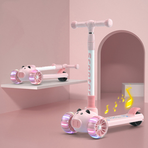 Haute qualité pliant trois roues enfants Scooter léger en aluminium Kickboard avec PU roues jouet pour enfants - Product Image 4