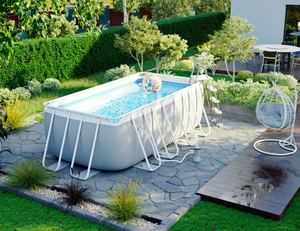 <span class=keywords><strong>Intex</strong></span> 26790 Ensemble de piscine rectangulaire à cadre prisme 4M X 2M X 1.22M Piscine de jardin hors sol - Product Image 5