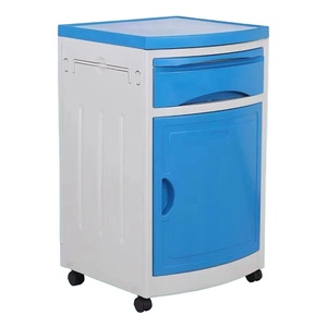 Medical Mobile Overbed <b>Table</b> with Wheels Adjustable Height Hospital Bedside <b>Table</b> - Product Image 4