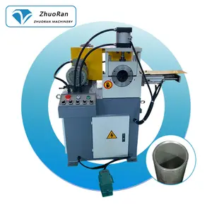 DJ120NC Pneumatic Chamfering Machines For Stainless Steel Round Rod Bar Pipe Tube