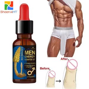 Saf Doğal Esansiyel Yağ İktidarsızlık Geciktirici Boşalma Tedavisi Yağı Bitkisel Özler Esansları Büyütme Masajı Yetişkin Erkekler İçin - Product Image 1